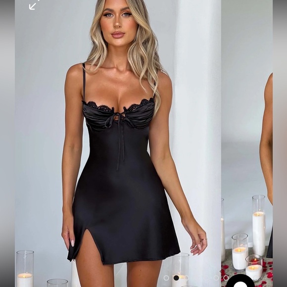 Babyboo Sherise Mini Slip Dress Ivory White Sweetheart Neck Sundress BRAND NEW - Picture 3 of 13